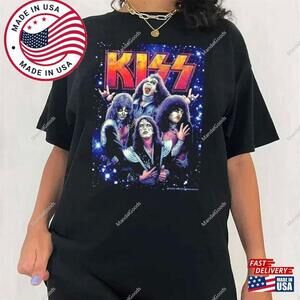 Kiss Band 50Th Anniversary 1973  Signature  Thank You For Shirt